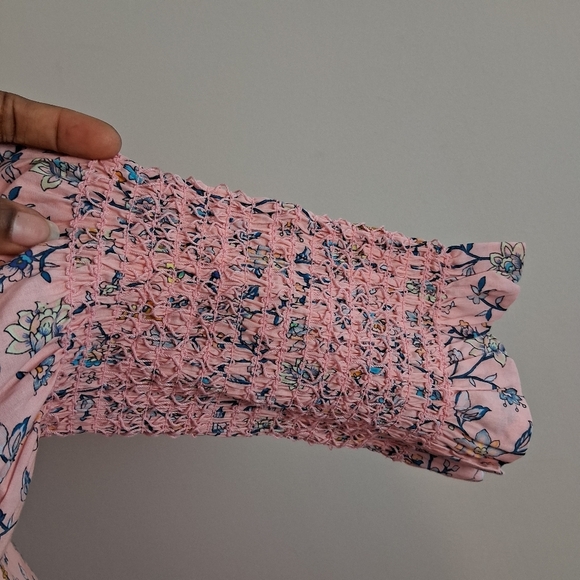 Tuckernuck Hyacinth House Light Pink Floral Lucille Maxi Dress Size Large NWOT - Picture 9 of 14